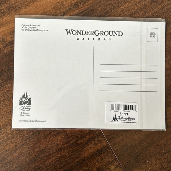 Disney Wonderground Gallery Country Bear Jamboree Postcard - Picture 2 of 2